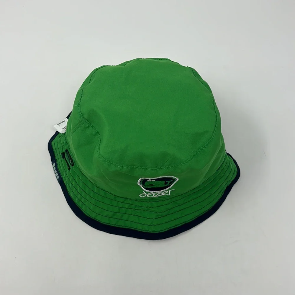 Dozer Boys Reversible Green Blue Whale Bucket Sun Hat